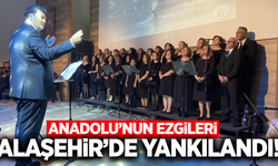 Alaşehir Belediye Korosu'ndan unutulmaz gece!