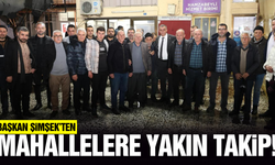 Başkan Şimşek vatandaşların taleplerini yerinde dinledi!