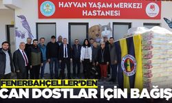 Manisa'da can dostları unutulmadı: Fenerbahçeliler Derneği'nden bağış