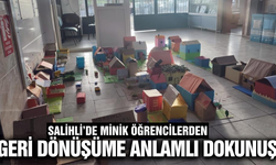 Salihli'de minik eller geri dönüşümle geleceğe umut oldu