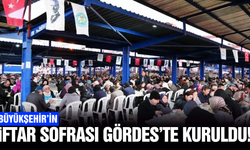 Gördes’te binlerce vatandaş aynı sofrada buluştu