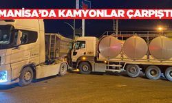 Turgutlu’da İki Kamyon Çarpıştı