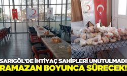 Kızılay'dan Sarıgöllülere Ramazan boyunca destek!