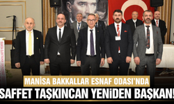 Manisa Bakkallar Esnaf Odası'nda Saffet Taşkıncan güven tazeledi!