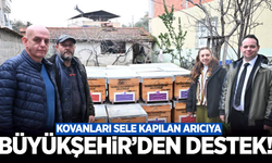 Manisa Büyükşehir’den sel mağduru arıcıya destek