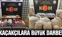 Manisa'da 9 adrese operasyonu: 5 şüpheli yakalandı