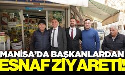 Başkan Şimşek, esnafları ziyaret etti!