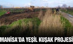 Manisa’da dere boyuna 600 fidanlık yeşil kuşak
