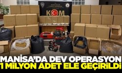 Manisa’da Dev Kaçak Sigara Operasyonu: 1 Milyon Makaron Ele Geçirildi