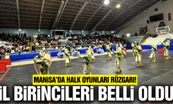 Manisa’da halk oyunları il birincileri belli oldu