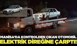 Manisa'da yağışlı hava kazaya sebep oldu: 1 yaralı