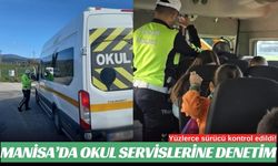 Manisa'da okul servislerine denetim