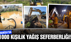 Manisa'da sağanak mesaisi! Ekipler tüm gece sahadaydı