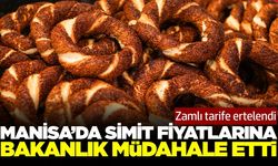 Manisa'da simit fiyatlarına Bakanlık ayarı: Yeni tarife ertelendi
