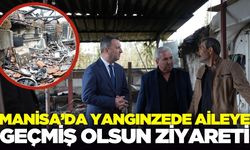 Başkan Kayserili'den evi yanan vatandaşa ziyaret
