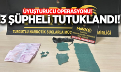 Manisa'da zehir tacirlerine darbe: 3 tutuklama!