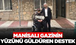Manisalı gaziye tekerlekli sandalye desteği