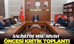 Salihli'de MSÜ sınavı öncesi Koordinasyon Kurulu Toplantısı