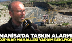 Özpınar Mahallesi taşkın riskiyle karşı karşıya