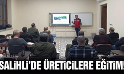 Salihli'de üreticilere uygulamalı eğitim