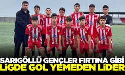 Sarıgöl Gençlerbirliği U15 fırtına gibi: İlk yarının lideri