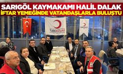Sarıgöl Kaymakamı Dalak vatandaşlarla iftarda buluştu!