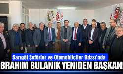 Sarıgöl Şoförler Odasında İbrahim Bulanık güven tazeledi