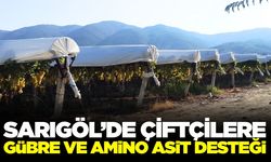 Sarıgöl'de çiftçilere yeni sezon öncesi destek