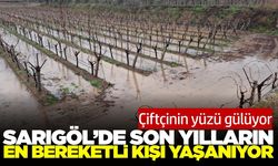 Sarıgöl'de etkili olan yağışlar barajları dolduruyor