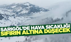 Sarıgöl'e soğuk hava geliyor