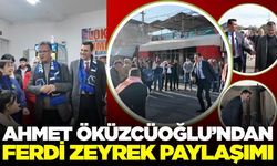Ahmet Öküzcüoğlu'ndan duygulandıran paylaşım