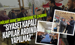 AK Partili Mücahit Arınç Yunusemre’de vatandaşın taleplerini dinledi