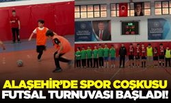 Alaşehir’de futsal turnuvası başladı!