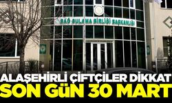 Alaşehir'de çiftçilere kritik uyarı! Cezası var...
