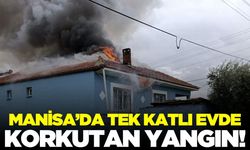 Alaşehir'de ev yangını: Ekiplerden hızlı müdahale