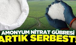 Amonyum Nitrat gübresine kullanım izni