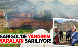 Başkan Akdeniz'den yangın mağduru aileye ziyaret!