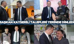 Başkan Kayserili'den esnafa ziyaret!