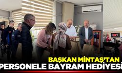 Başkan Mintaş personelle bayramlaştı!