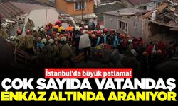 Büyük patlamada 2 bina çöktü, 9 kişi enkaz altında