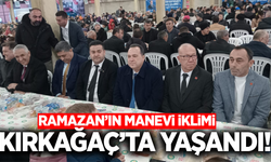 Büyükşehir'in iftar sofrası Kırkağaç'ta kuruldu!