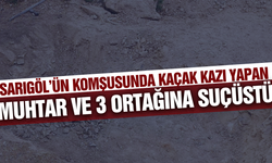 Kaçak kazıya jandarma baskını: Muhtar ve 3 ortağı yakalandı!