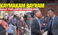 Kaymakam Fatih Bayram talep ve sorunları yerinde dinledi!