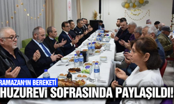 Kaymakam Güldoğan, huzurevi sakinleriyle iftar sofrasında buluştu