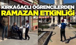 Kırkağaç'ta eski Ramazanlar yeniden yaşatıldı