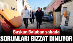 Küçük Sanayi Sitesi esnafının sorunları yerinde tespit ediliyor