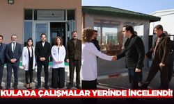 Kula'da yatırımlar yerinde incelendi!