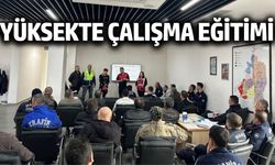 Manisa Büyükşehir Belediyesi’nden personele yüksekte çalışma eğitimi