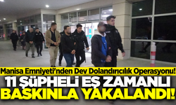 Manisa Merkezli 6 İlde Dev Operasyon: "Sahte Polis" Çetesi Çökertildi!