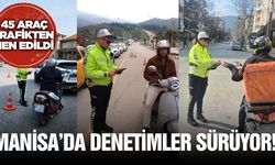 Manisa’da motosiklet sürücülerine denetim!